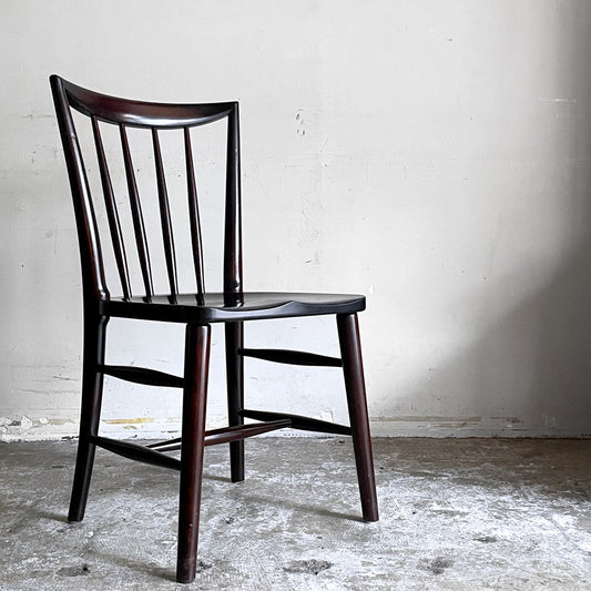 松本民芸家具 220F型 チェア Finnish style Chair ダイニングチェア ミズメザクラ材 民藝家具 和モダン 定価￥148,500- B ■