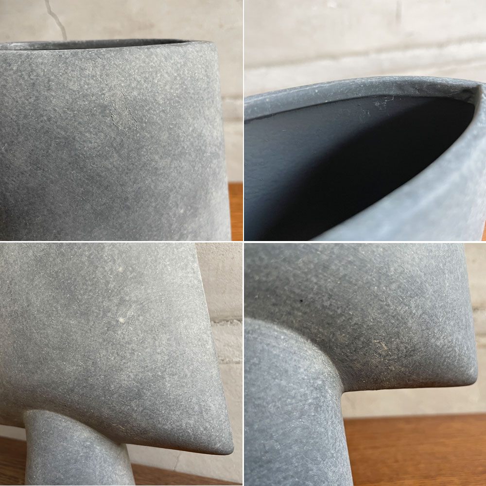 ワンオーワンコペンハーゲン 101 COPENHAGEN スフィア ベース スクエア ミニ Sphere Vase Square Mini 花瓶 フラワーベース ライトグレー デンマーク 定価￥14,000- ♪