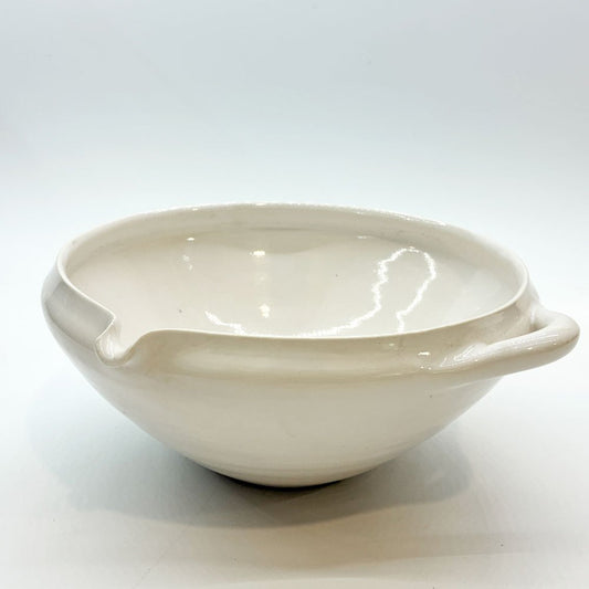 岡田直人 Naoto Okada手付き片口鉢 深 スープボウル うつわ 20.5cm 陶芸家 現代作家 ★