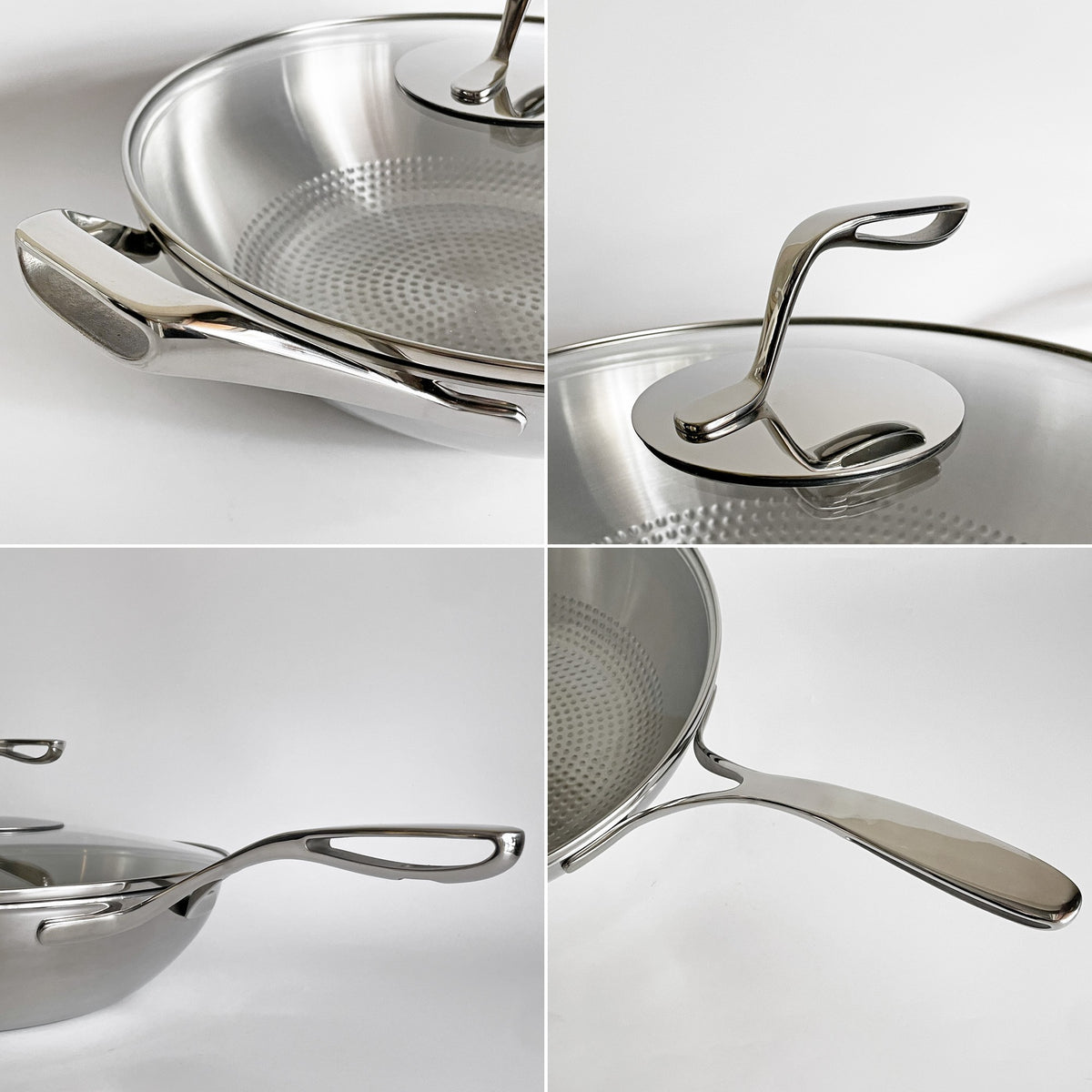 タッパーウェア Tupperware マストロクックウェア Mastro Cookware ウォック 32cm フライパン 5L 片手鍋 サイドハンドル付 ガラス蓋付 アメリカ ■