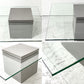 モーダエンカーサ moda en casa フライングテーブル FLYING TABLE コンクリートベース ガラス ローテーブル 定価 ￥74,800- ●