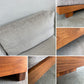 マスターウォール MASTERWAL デニッシュ ソファ DANISH SOFA 3シーター180 + ワンアームカウチ セット ウォールナット無垢材 参考価格約77.5万円 〓