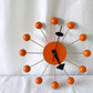 ヴィトラ vitra ボールクロック Ball Clock ウォールクロック オレンジ 掛け時計 ジョージネルソン George Nelson ミッドセンチュリー ◇