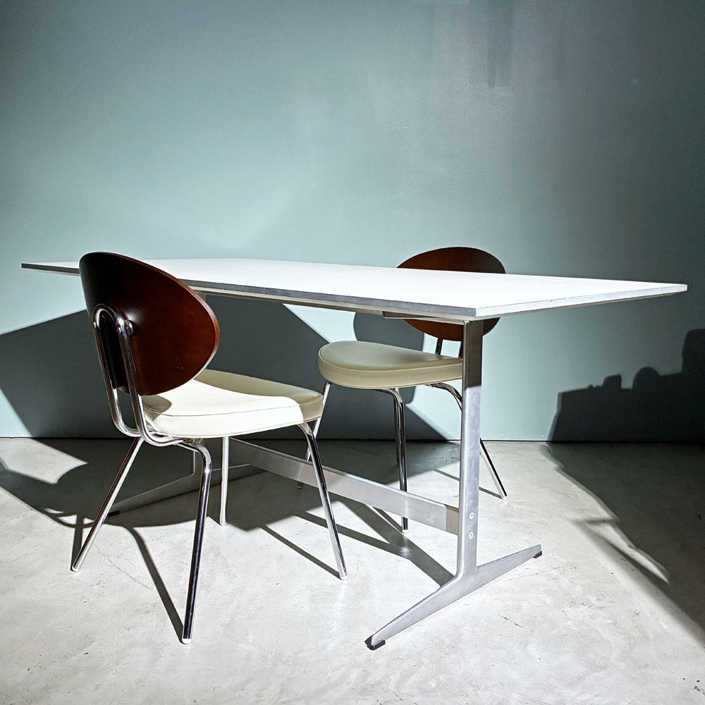 フリッツハンセン Fritz Hansen D438 シェーカーベース SHAKER BASE ダイニングテーブル W160cm ブルーノ・マットソン アルネ・ヤコブセン デンマーク 北欧家具  ◎