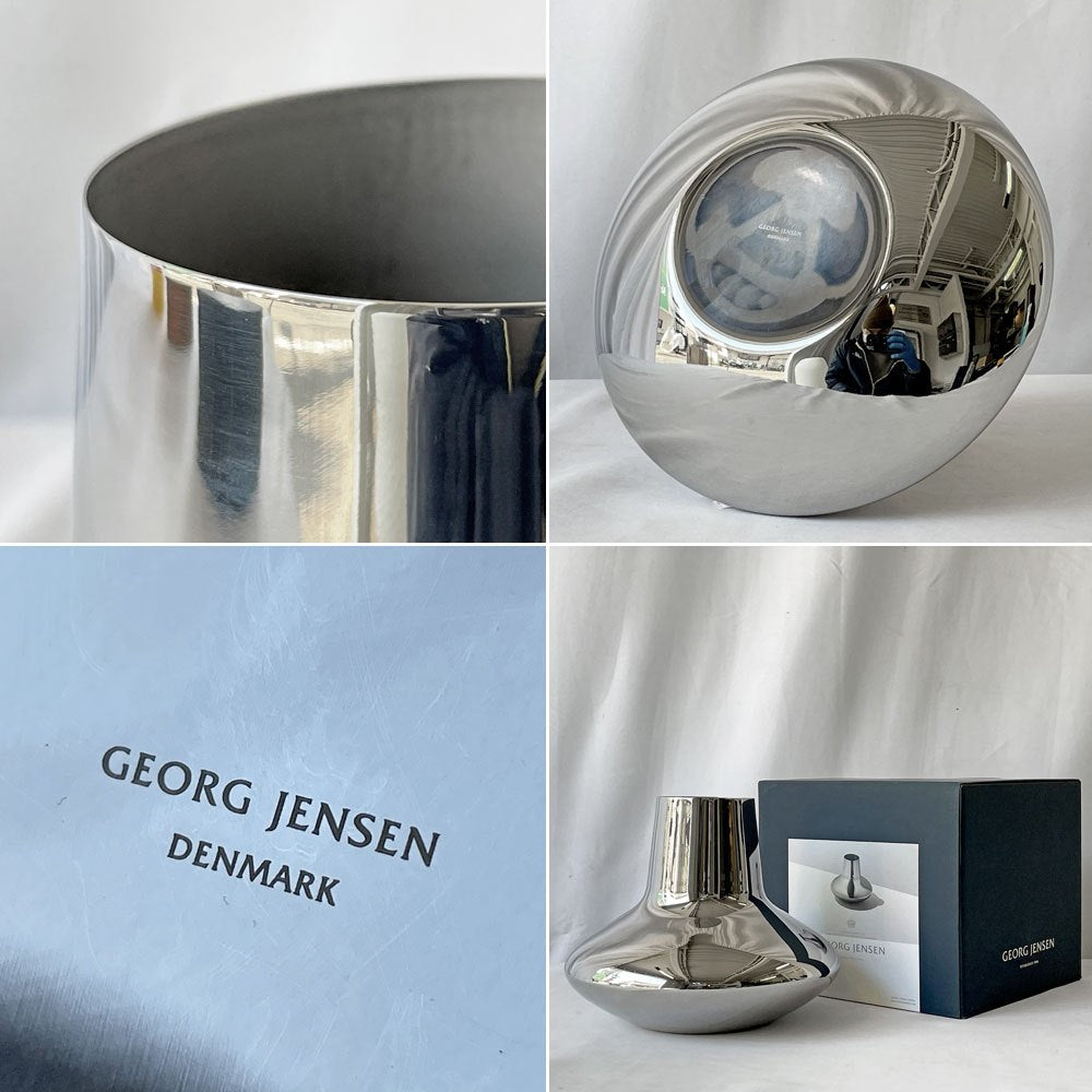 ジョージジェンセン GEORG JENSEN ベース ステンレス M ヘニング コッペル Heninng KOPPEL 北欧 デンマーク ◇