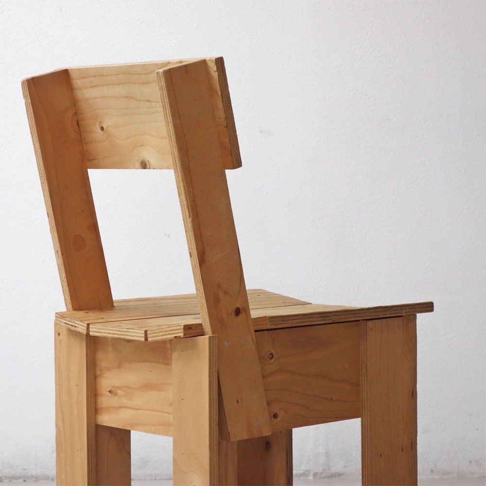 ピート・ヘイン・イーク Piet Hein Eek クライシス チェア 2009 CRISIS CHAIR スクラップウッド オランダ ●