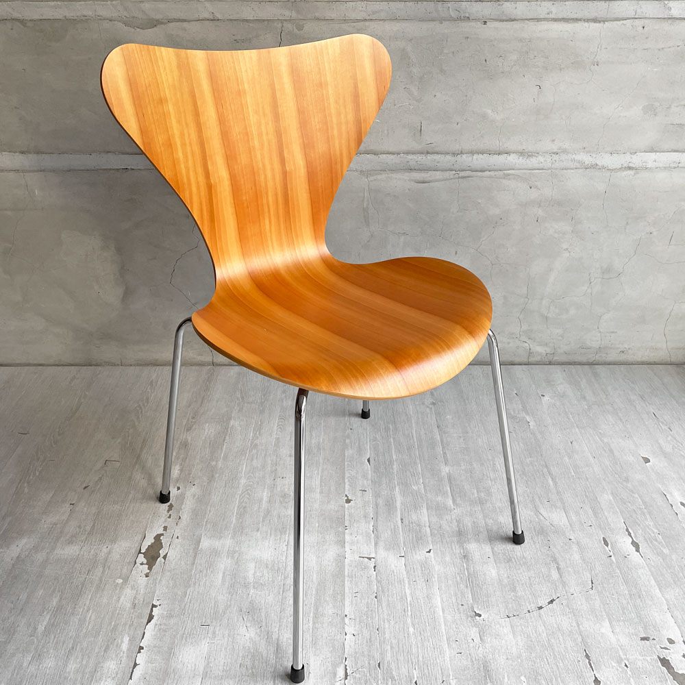 フリッツハンセン Fritz Hansen セブンチェア Seven Chair ダイニングチェア アルネヤコブセン Arne Jacobsen ナチュラルチェリー 北欧家具 C ♪