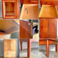 Danish vintage ビューローキャビネット Bookcase & PullOut Desk デスク シェルフ チーク材 60s ビンテージ 北欧デザイン ■