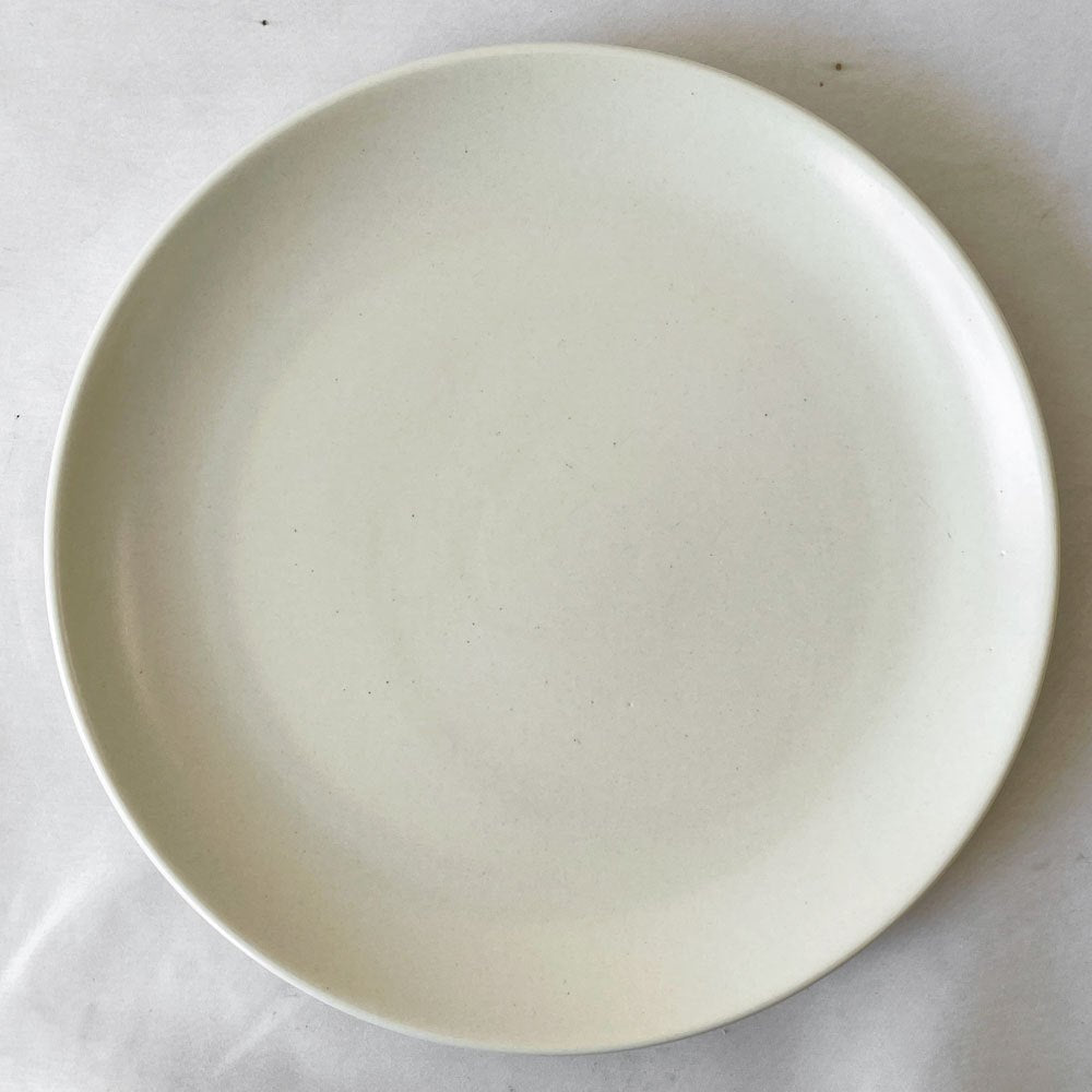 ヒースセラミックス HEATH CERAMICS ディナープレート ホワイト Φ27cm 陶器 アメリカ シンプルデザイン A ◇