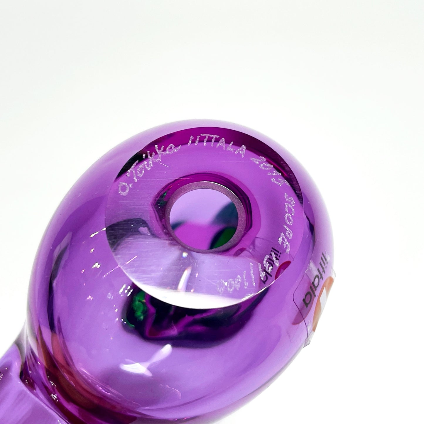 イッタラ iittala イッタラバード シエッポ Sieppo アメジスト × グリーン 2015年 131/1000 箱&テキスタイル付 オイバ・トイッカ SCOPE別注 ★