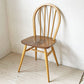 アーコール Ercol フープバックチェア ダイニングチェア スポークバック エルム材 UKビンテージ 英国家具 ★