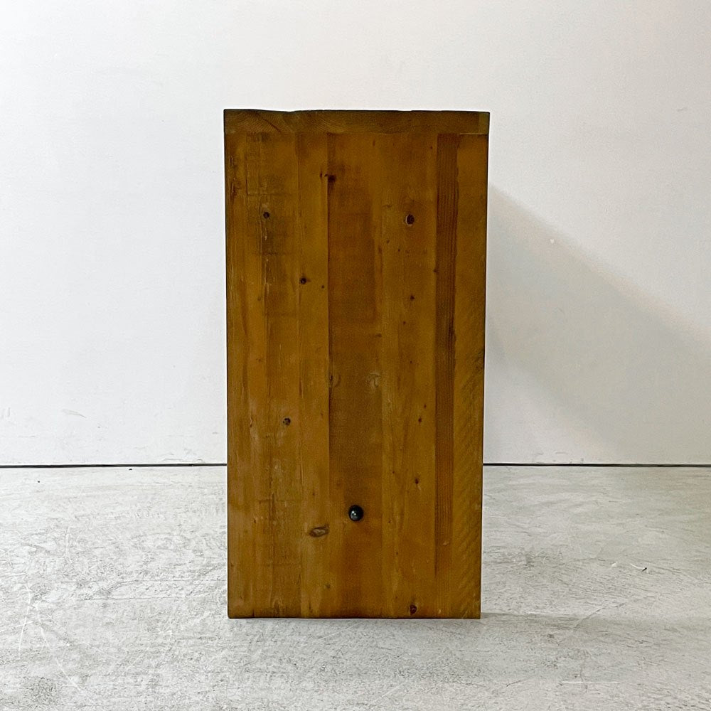 クラッシュゲート CRASH GATE ノットアンティークス knot antiques ヴォッカ VOCCA カウンターテーブル W120cm パイン古材 スチール インダストリアル ●