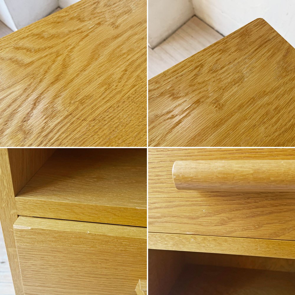 パシフィックファニチャーサービス PACIFIC FURNITURE SERVICE デペンデントハウス ナイトテーブル DH NIGHT TABLE キャビネット オーク材 定価82,500円 ★