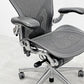 ハーマンミラー Herman Miller アーロンチェア Bサイズ ポスチャーフィット クラシックカーボンメッシュ ポリッシュドアルミベース ビル・スタンフ ＆ ドン・チャドウィック 〓