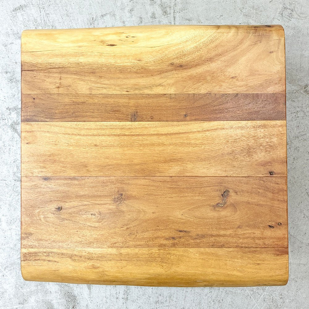 クラフト家具 Craft furniture 無垢材天板 ローテーブル ヘアピンレッグ 耳付き オーダーメイド ●