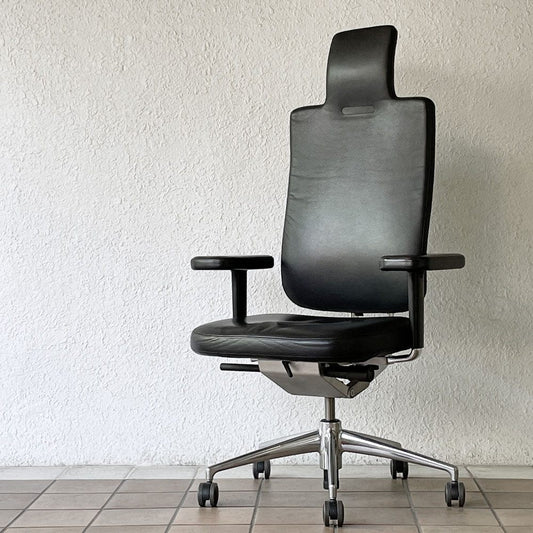 ヴィトラ vitra ヘッドライン Headline デスクチェア オフィスチェア 本革 マリオ・ベリーニ＆クラウディオ・ベリーニ グッドデザイン賞 ◇
