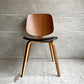 ボーコンセプト BoConcept オーフス Aarhus ダイニングチェア ウォールナット材 プライウッド PVCレザー デンマーク 北欧モダン 廃番 B  ♪