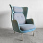フリッツハンセン Fritz Hansen ロオチェア RO JH1 ラウンジチェア ファブリック Faded Denim Blue アルミベース ハイメ・アジョン 現行定価￥526,680以上 〓