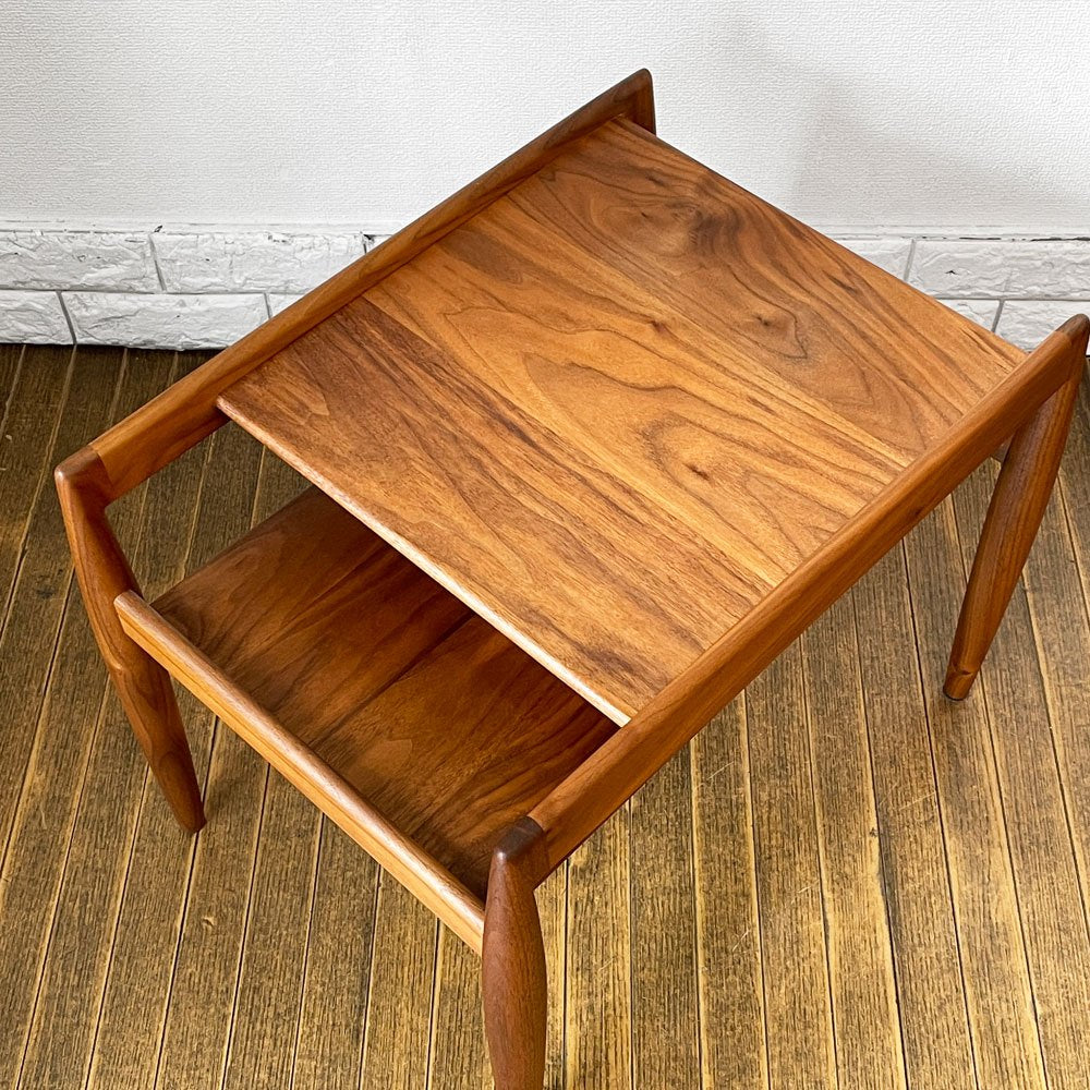 宮崎椅子製作所 UNI Side table ユニ サイドテーブル ウォールナット材 カイ・クリスチャンセン ◎