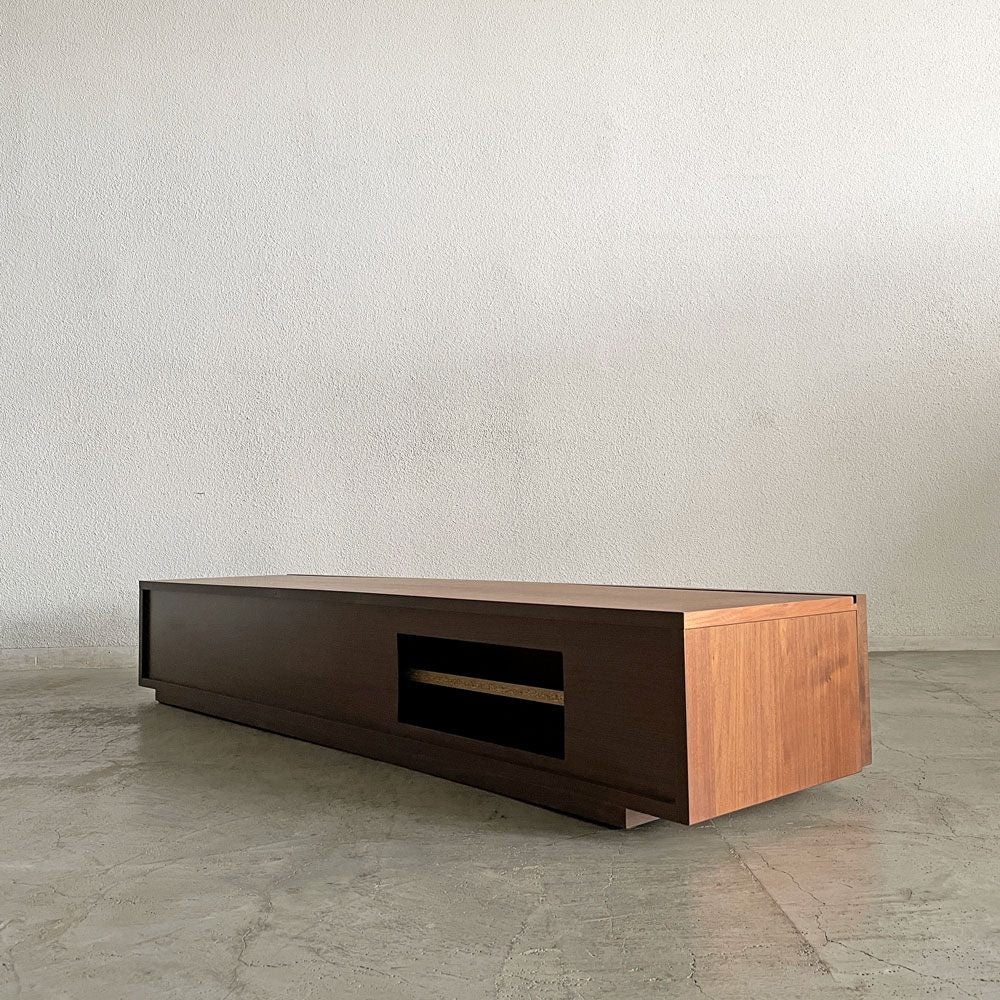 アクタス ACTUS リモ2 RIMOⅡ テレビボード AVボード W170cm ウォールナット材 モダンデザイン 参考価格￥178,200- 廃番 〓