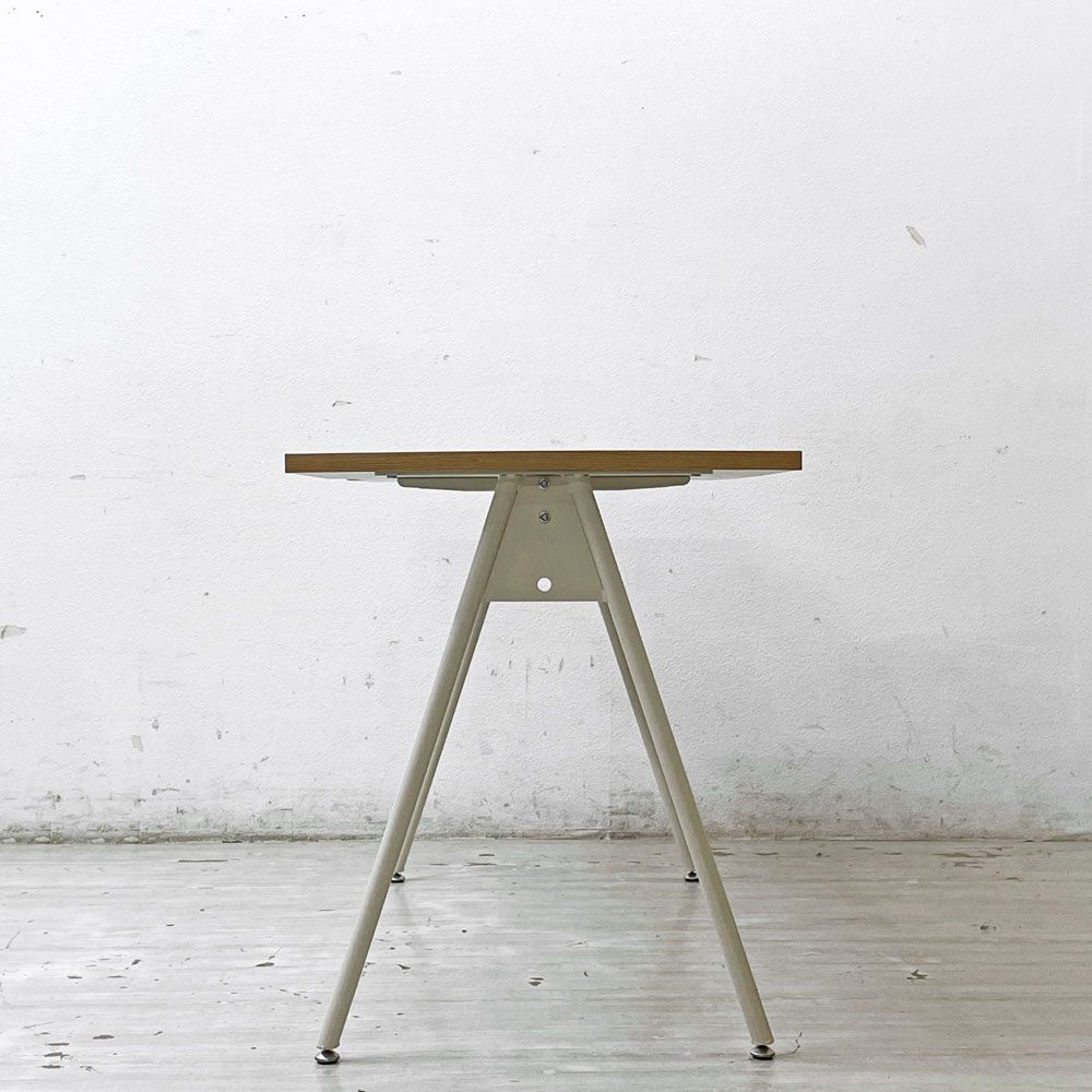 ジャーナルスタンダードファニチャー journal standard Furniture コンパスレッグデスク COMPASS LEG DESK ワークデスク W120cm メラミントップ アイボリー ●