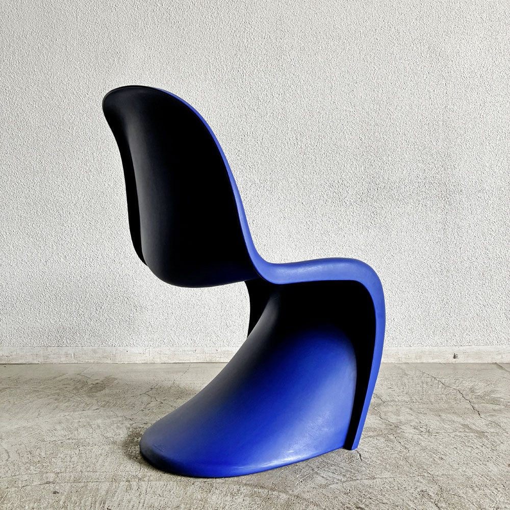 ヴィトラ vitra パントンチェア Panton Chair ブルー 屋内外使用可 ヴェルナー・パントン 旧モデル 廃番カラー ミッドセンチュリー スペースエイジ A 〓