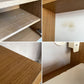 アデペシュ a.depeche カデル cadeal キッチンボード 1200 食器棚 オーク材 泡ガラス コンセント付 定価¥173,800-♪
