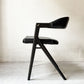 スクエアルーツ SQUARE ROOTS ランナチェア LANNA CHAIR ダイニングチェア アームチェア オーク材×牛革 レザー 美品 参考価格￥77,000- A ★