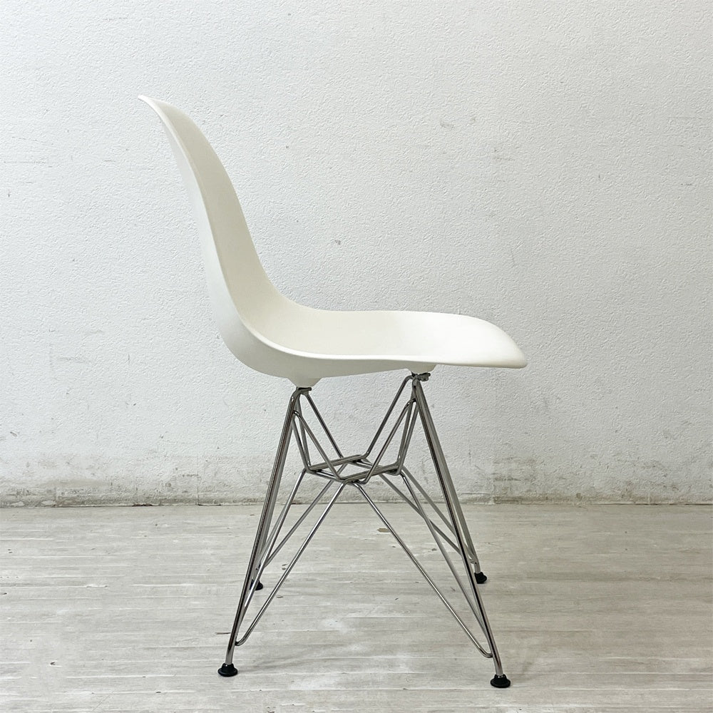 ハーマンミラー Herman Miller サイドシェルチェア ポリプロピレン製 エッフェルベース ホワイト C&R イームズ ミッドセンチュリー A ●