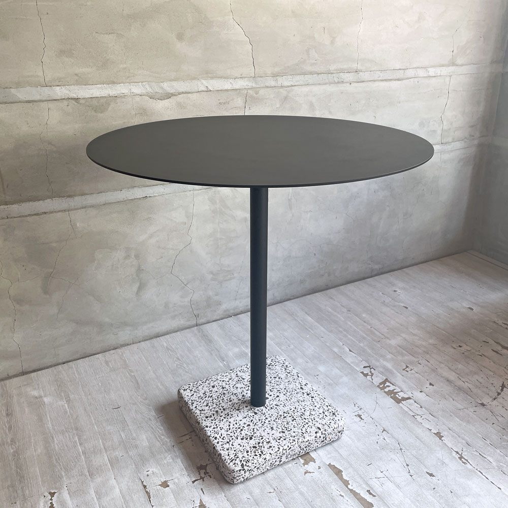 ヘイ HAY テラゾー TERRAZZO TABLE ラウンドテーブル カフェテーブル アンスラサイト 人工大理石 デンマーク 北欧家具 ♪