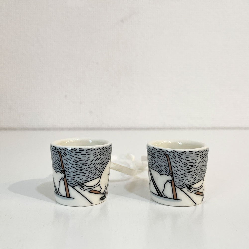 アラビア ARABIA ムーミン MOOMIN パパ & リトルミー ミニマグ・オーナメント 2012年限定品 フィンランド 北欧雑貨 ◎