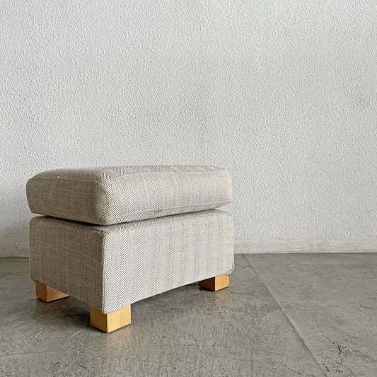 ワイスワイス WISE WISE パル PAL GC-105 オットマン W55.5cm カバーリングファブリック ヘリンボーン生地 カタログ価格￥68,250-以上 〓