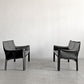 カッシーナ Cassina 414 CAB ラウンジアームチェア 2シーター キャブチェア 本革 マリオ・ベリーニ A 〓