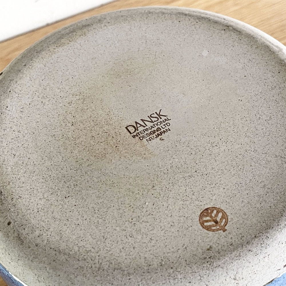 ダンスク DANSK ニールストーン neilstone セラミック ピッチャー ポット ブルー ビンテージ 北欧 ■