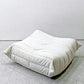 リーンロゼ ligne roset トーゴ パフ オットマン ウルトラスエード ホワイト ミッシェルデュカロワ Michel Ducaroy フランス家具 ●