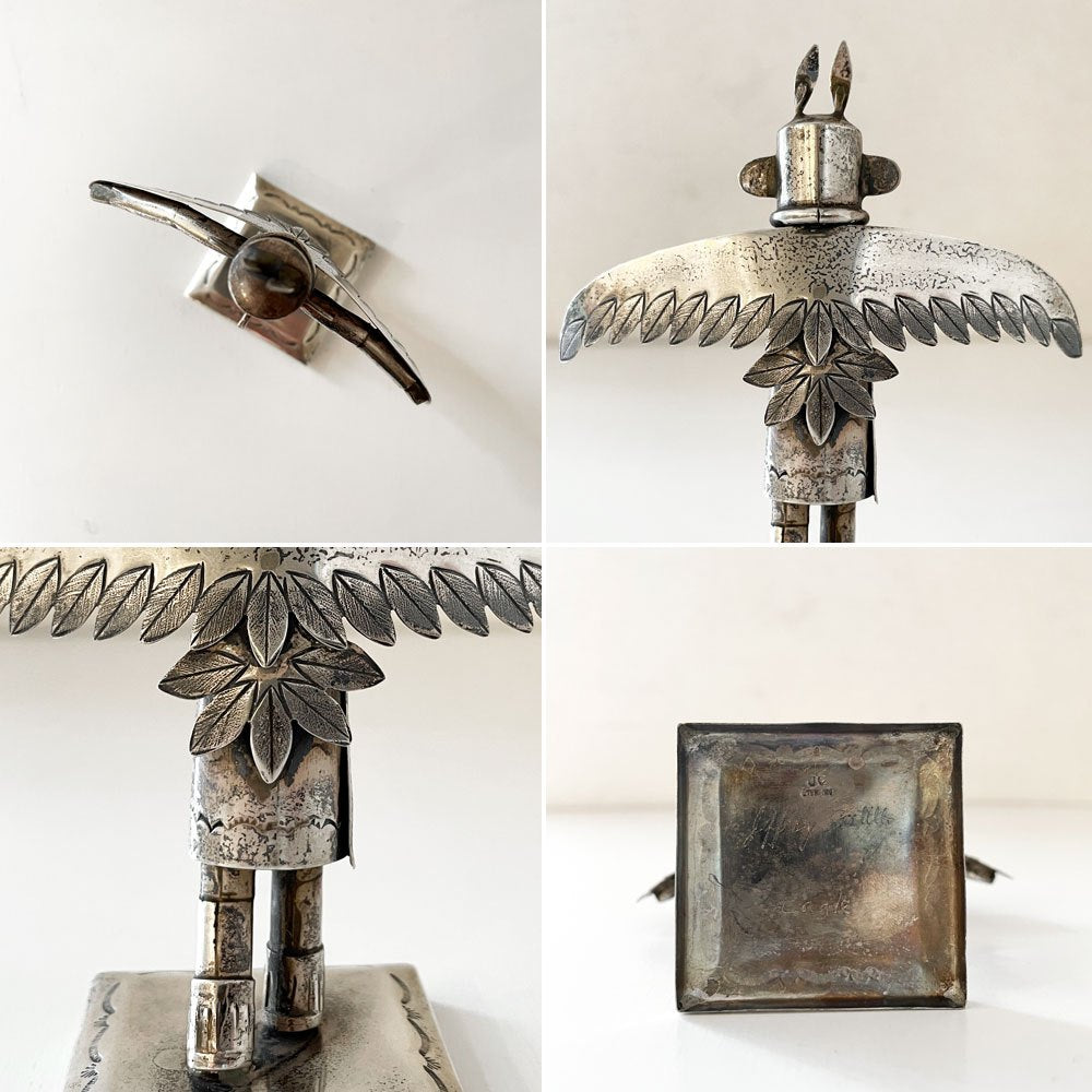 ジェフリー・カスティージョ JEFFREY CASTILLO イーグル Eagle カチナドール スターリングシルバー ナバホ族 Navajo ◎