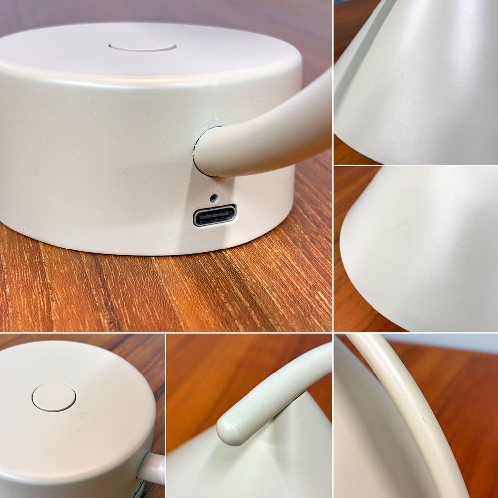 ファームリビング Ferm Living メリディアン ポータブルランプ カシミア ベージュ 北欧 デンマーク 参考定価：￥40,150- ◎