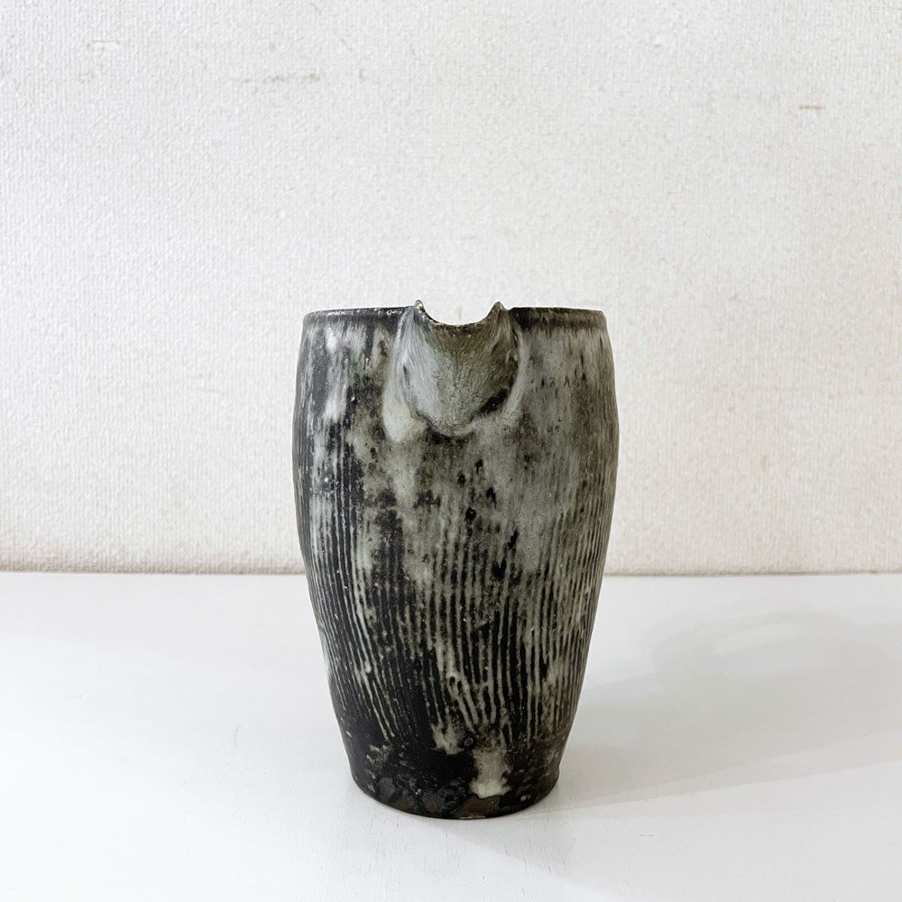小野哲平 Teppei Ono 薪窯 ピッチャー 陶製ジャグ H16.5cm 現代作家 定価￥27,500- ◎