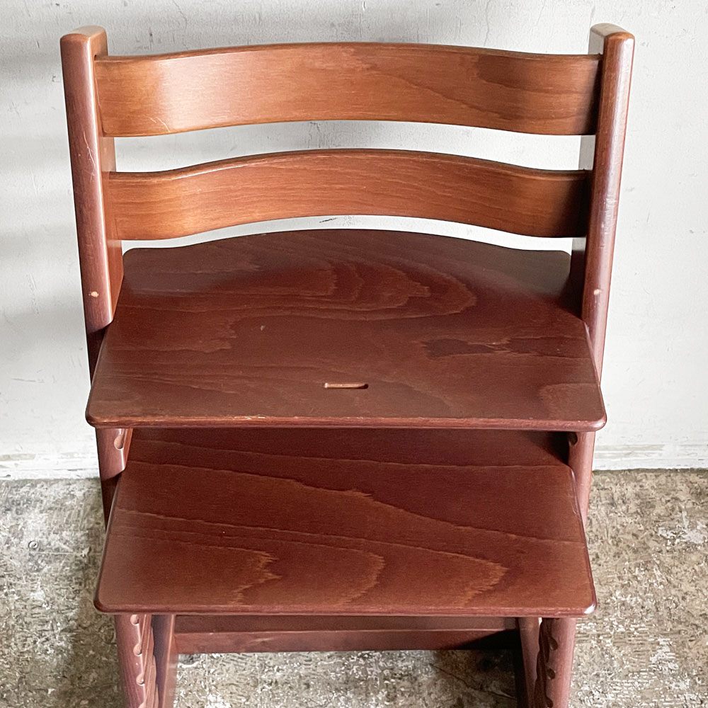 ストッケ STOKKE トリップトラップ TRIPP TRAPP ベビーチェア キッズチェア S/N5～ ブラウン ノルウェー 北欧家具 ■
