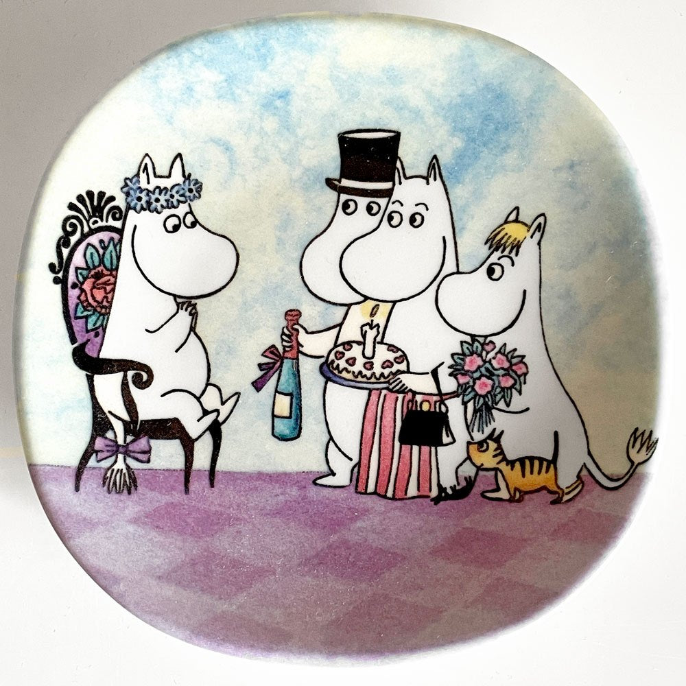 アラビア ARABIA ムーミン MOOMIN 誕生日 Birthday ウォールプレート 飾り皿 2005-2007年 箱付 廃番 フィンランド 北欧食器 ■