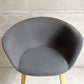 アルペール arper ドゥーナ02 Duna02 アームチェア ダイニングチェア グレー系ファブリック オーク材 イタリア 参考定価￥71,500- 美品 ♪