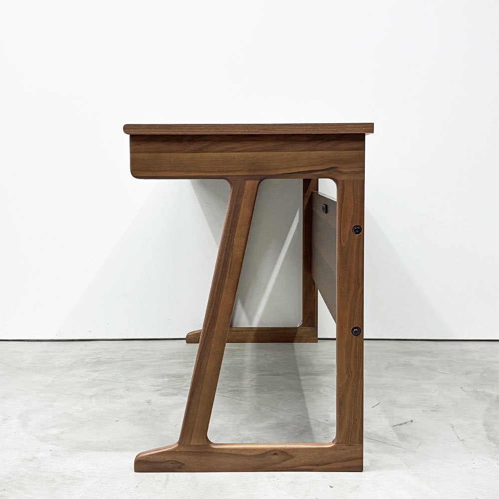一世紀 ISSEIKI FRINK-2 DESK 130 ウォールナット材 W130cm 学習机 ワークデスク 引き出し付き 旧モデル ◎
