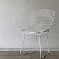 ノル Knoll 420 サイドチェア ワイヤーチェア ホワイト ハリー・ベルトイア Harry Bertoia ミッドセンチュリー 名作椅子 ◇