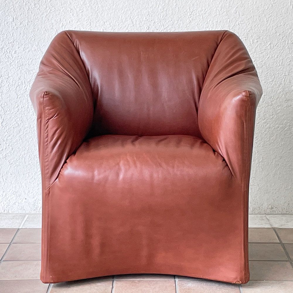 カッシーナ Cassina 684 ピッコラテンタツィオーネ PICCOLA TENTAZIONE ラウンジ アームチェア 1Pソファ キャスター付 マリオ・ベリーニ ◇