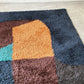 ジャーナルスタンダードファニチャー journal standard furniture jsf ピクフェア ラグ PICFAIR RUG ネイビー 200×250cm 定価37,800円 ★