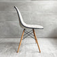ハーマンミラー Herman Miller サイドシェルチェア サード 3rd ビンテージ FRP アプホルスター ファブリック ヘリンボーン チェック×アイボリー ダウェルベース イームズ ミッドセンチュリー ファブリック張替済♪