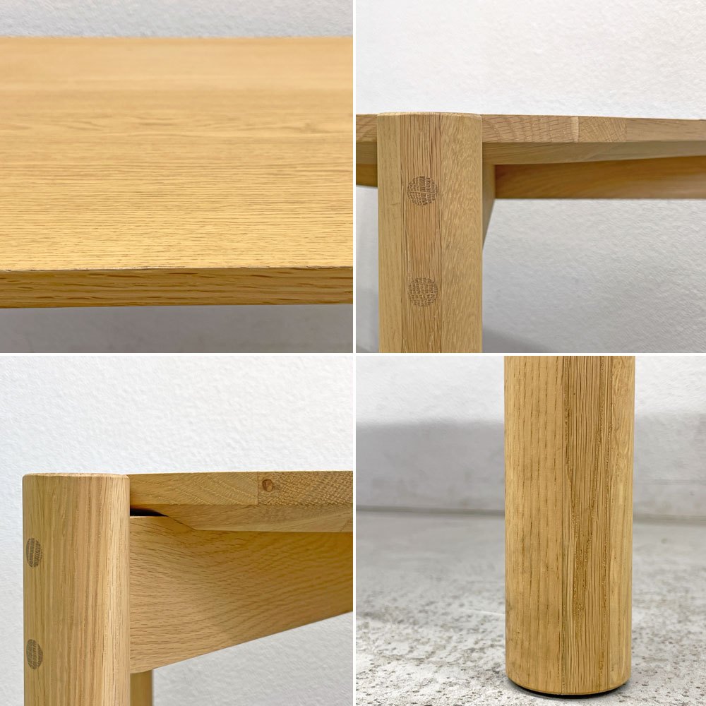 カリモクニュースタンダード Karimoku キャストール ダイニングテーブル CASTOR TABLE 150 国産ナラ材 ピュアオークカラー 定価145,200円 〓