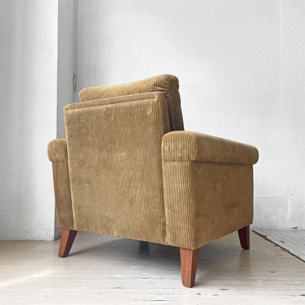 トラックファニチャー TRUCK FURNITURE FKソファ トリム FK SOFA TRIM 1SEATER 1Pソファ  グリーンコーデュロイ 定価¥326,700- ★
