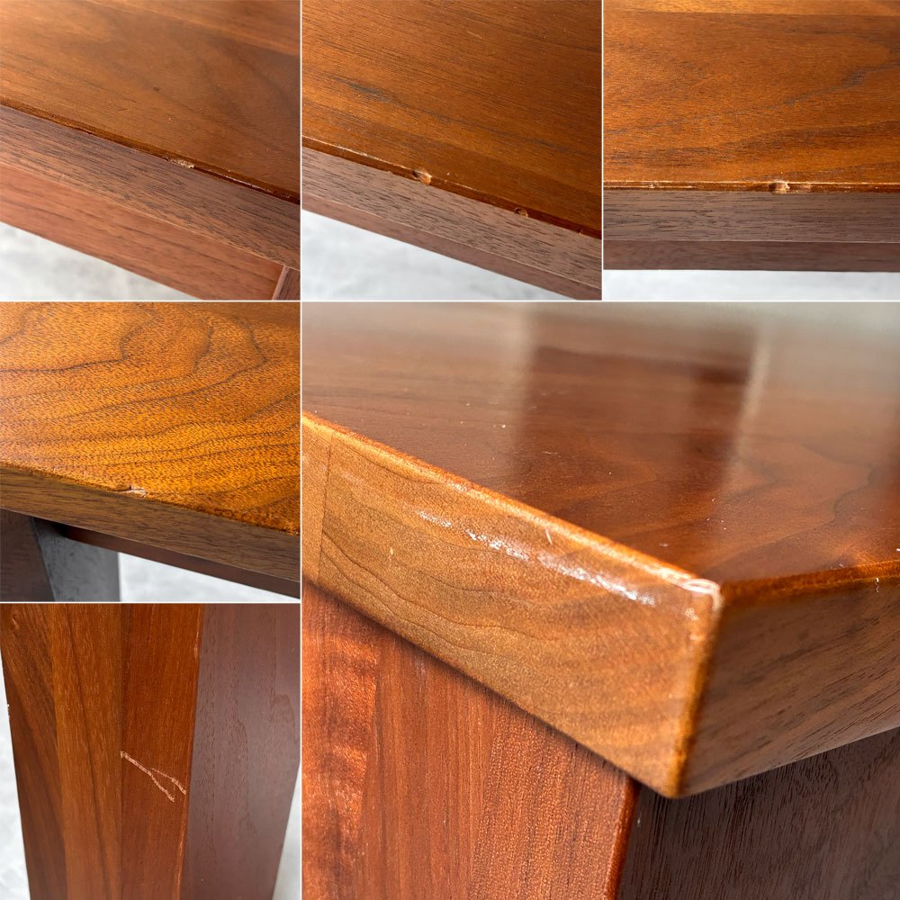 アクタス ACTUS レン REN ダイニングテーブル ウォールナット無垢材 W160cm ナチュラルモダン シンプルデザイン ★