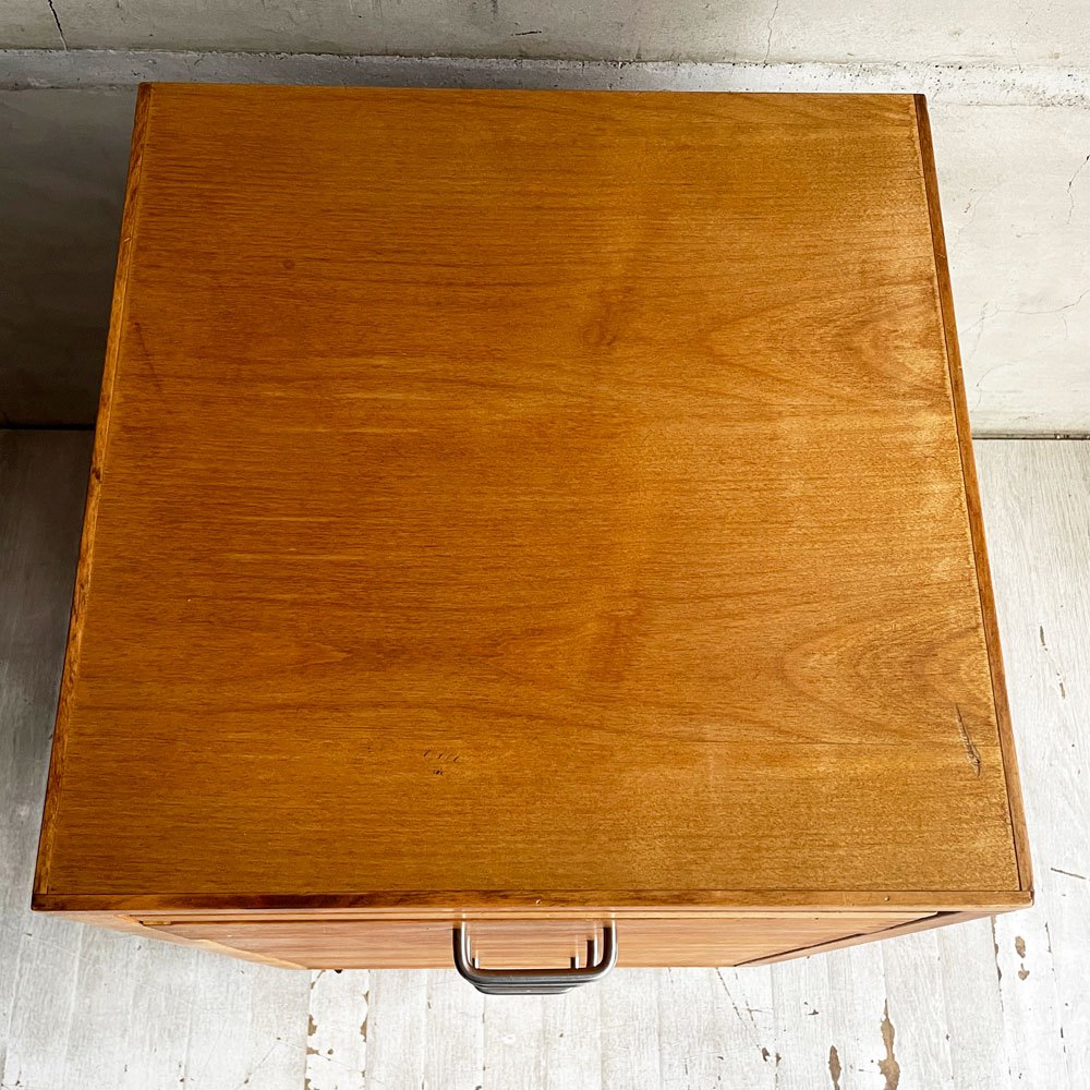 イクスス ikususu FURNITURE デスクワゴン IXDRW-03 アルダー材 オイルフィニッシュ キャスター付き 抽斗3杯  定価￥84,700- ♪